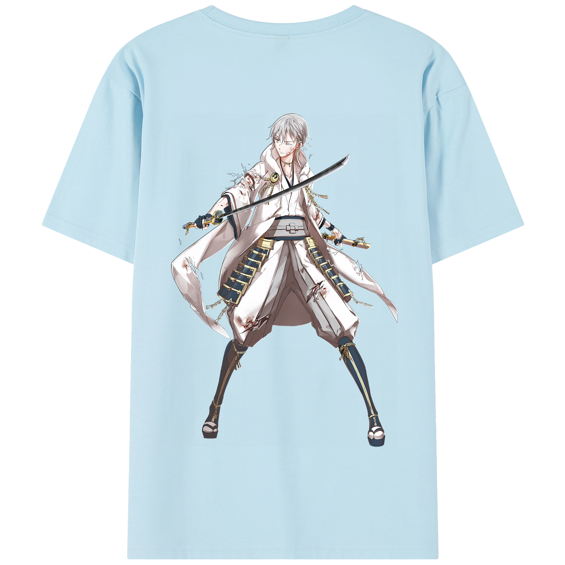 （画像用） 刀剣乱舞 Touken Ranbu 綿100％半袖Tシャツ（背面プリント）